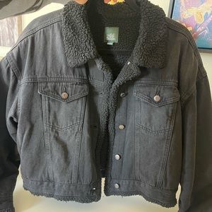 NWOT Black Jean Jacket